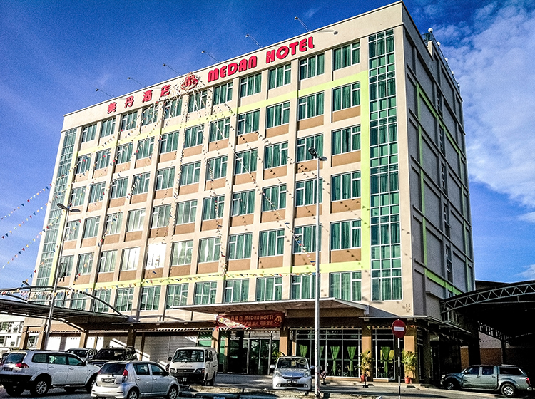Medan Hotel, Sibu (next to Medan Mall, Sibu)